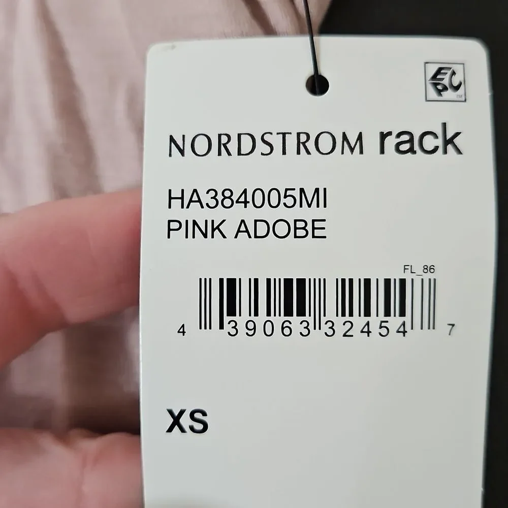 NWT Halogen Pink Adobe Sleeveless Tank Top XS Minimalist Office balletcore Poet